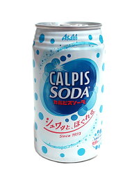 【送料無料】★まとめ買い★　カルピスソーダ　350ml缶　×24個