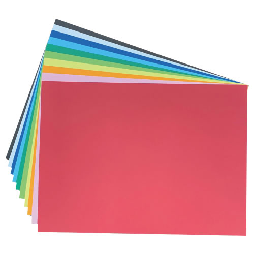色画用紙10色セット(100枚)4切【返品・交換・キャンセル不可】【イージャパンモール】