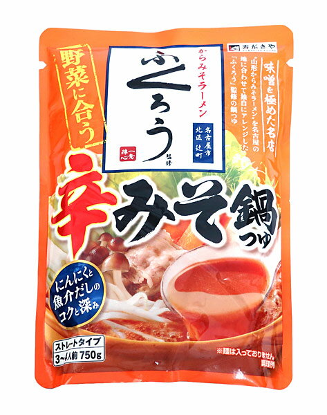 寿がきや　ふくろう監修辛みそ鍋つゆ750g【イージャパンモール】