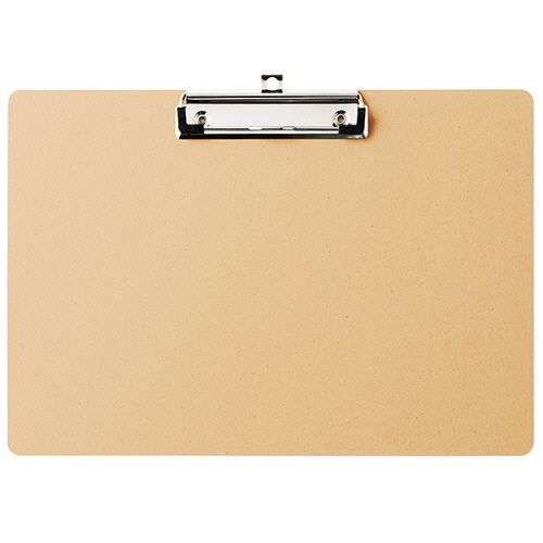 【送料無料】【個人宅届け不可】【法人（会社・企業）様限定】MDFクリップボード コーティングタイプ A4ヨコ 1セット(10枚)