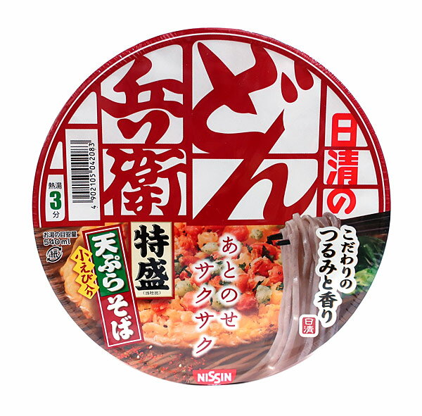 ★まとめ買い★ 日清どん兵衛特盛天そば 142G ×12個【イージャパンモール】