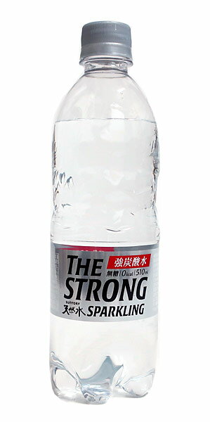 【送料無料】★まとめ買い★　サントリーTHESTRONG天然水スパークリング510ML　×24個【イージャパンモール】