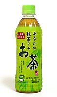 ★まとめ買い★　サンガリアあなたの抹茶入りお茶PET　500ML　×24個【イージャパンモール】