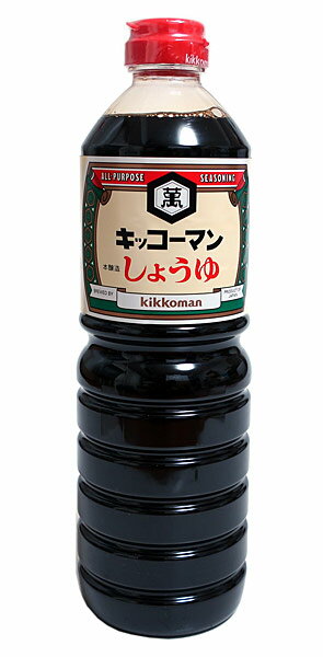 【送料無料】★まとめ買い★　キッコーマン　濃口醤油　パック　1L　×15個【イージャパンモール】