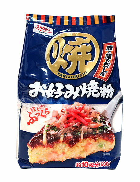 【送料無料】★まとめ買い★ 昭和産業 お好み焼粉 500G ×24個【イージャパンモール】