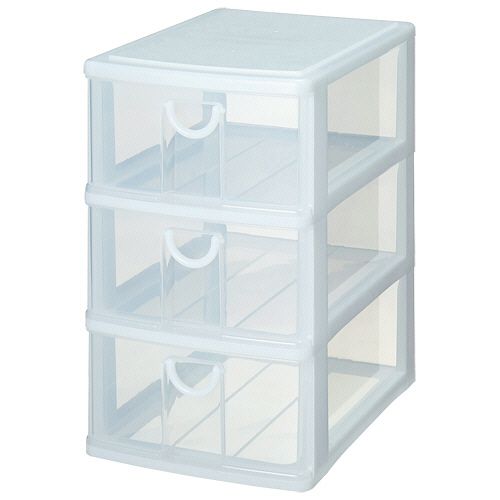 エルピス　A4　深型3段　ホワイト　1台