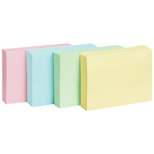 Label Paper - ふせん 38×50mm 4色混色 1パック(20冊)