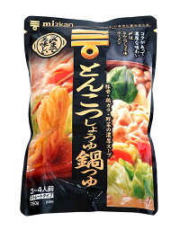 ★まとめ買い★　ミツカン〆まで美味しい豚骨醤油鍋つゆST　750G　×12個【イージャパンモール】