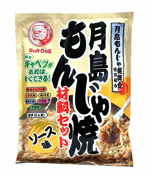 【送料無料】★まとめ買い★　ブルドック　月島もんじゃ焼　ソース味　81．3g　×30個【イージャパンモール】