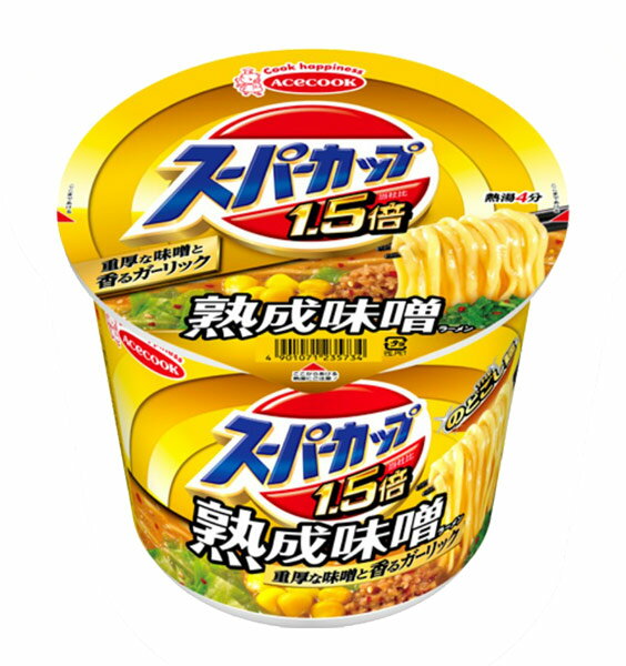 ★まとめ買い★ エース SC1.5 みそラーメン 129G ×12個【イージャパンモール】