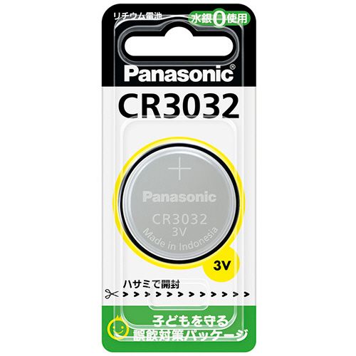 【イージャパンモール】【返品・交換・キャンセル不可】 必ず2通目のメールをご確認ください。 ※本商品は熨斗・包装（ラッピング）はお承り出来ない商品となります。※商品はご注文（ご決済）後、2-5営業日で発送（土・日・祝日除く）となります。※配送業者と契約がないため、送付先が北海道・沖縄・離島の場合キャンセルとさせていただきます。※発送予定日は、在庫がある場合の予定日となります。 ※在庫がない場合には、キャンセルとさせて頂きます。 ※納期が遅れます場合には改めてご連絡させて頂きます。※本商品はメーカー取り寄せ商品となります。 流動在庫となりますためお手配時に在庫がない場合はキャンセルとさせていただきます。 在庫と納期のご確認が必要な場合は事前にお問い合わせください。 ※ご注文確定後でのキャンセルやお届け先の変更等はお承りできませんのでご注意ください。 また、交換・返品はお承りできません。 ※商品のお写真はイメージ画像です。概要 宇宙でも活躍するパナソニック電池。 商品説明 ●リチウムコイン電池、CR3032です。 仕様 電池種類 リチウムコイン 電池サイズ CR3032 直径 30mm その他仕様 ●高さ：3.2mm 備考 ※3月以降順次新パッケージに変更になります。 JANコード 4902704242242 【メーカー・製造または販売元】パナソニック【広告文責】株式会社イージャパンアンドカンパニーズ 072-875-6666《ご注意ください》 ※本商品はキャンセル・返品・交換不可の商品です。 ※商品の性質上、返品・交換・キャンセルはお受けできません。 　不良品、内容相違、破損、損傷の場合は良品と交換いたします。 　但し、商品到着から3日以内にご連絡をいただけない場合、交換いたしかねますのでご注意ください。 ※商品がリニューアルしている場合、リニューアル後の商品をお届けします。[関連キーワード：事務機器・家電・電池 電池 ボタン＆コイン型電池]