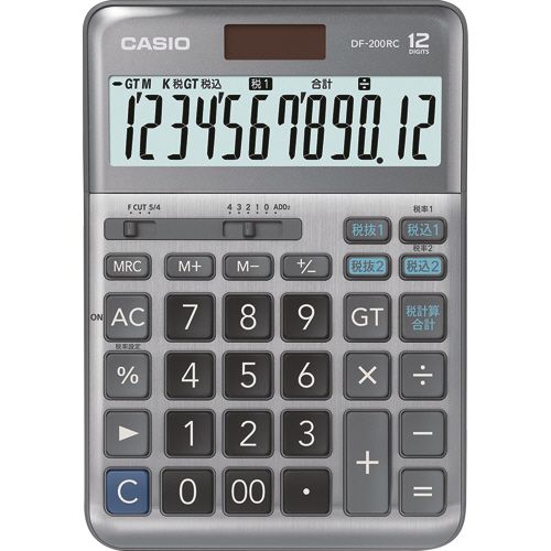 カシオ 軽減税率電卓 12桁 デスクタイプ 1台