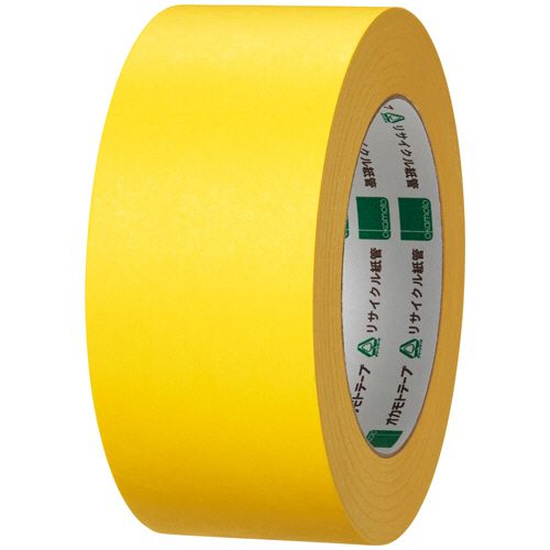 Craft Tape - クラフトテープ 環境思いカラー No.224WC 50mm×50m 厚み約0.14mm 黄 1巻