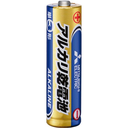 三菱電機 アルカリ乾電池 単3形 1セット(40本:4本×10パック) 三菱電機 アルカリ乾電池 単3形 1セット(40本:4本×10パック)