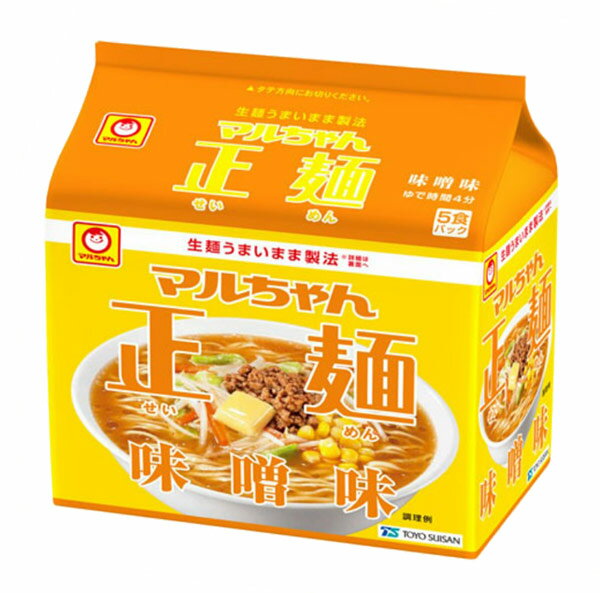 ★まとめ買い★　マルちゃん正麺味噌　5P　×6個【イージャパンモール】 1