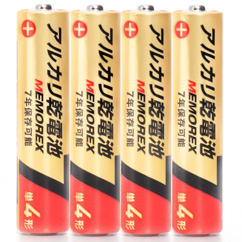 メモレックス・テレックス アルカリ乾電池 単4形 1セット(400本:40本×10パック) メモレックス・テレックス アルカリ乾電池 単4形 1セット(400本:40本×10パック)
