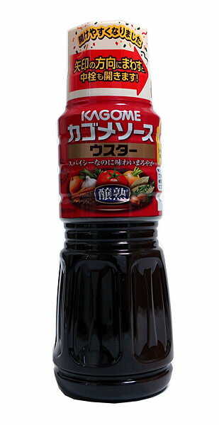 【送料無料】★まとめ買い★ カゴメ ウスターソース 500mL ×20個【イージャパンモール】