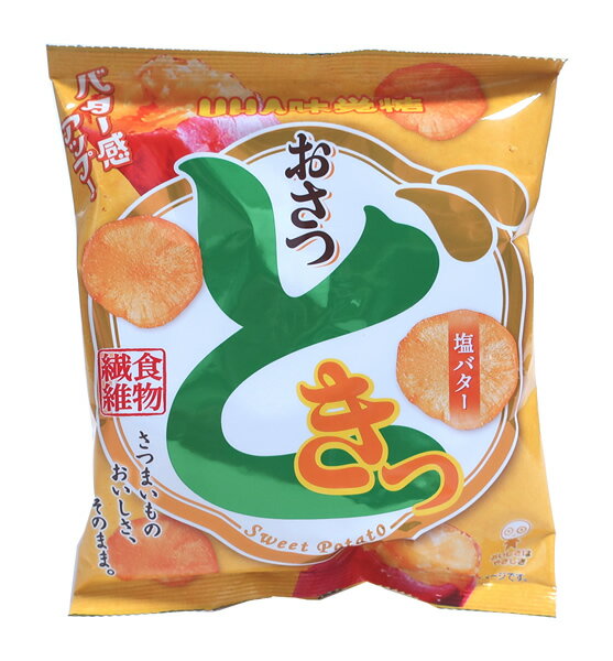 【送料無料】★まとめ買い★　味覚糖　おさつどきっ塩バター　65g　×40個【イージャパンモール】