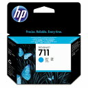 【送料無料】【個人宅届け不可】【法人(会社・企業)様限定】HP HP711 インクカートリッジ シアン 29ml 染料系 1個【イージャパンモール】