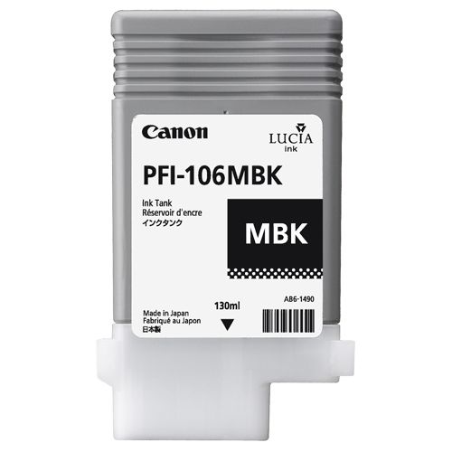 【送料無料】【個人宅届け不可】【法人(会社・企業)様限定】CANON インクタンク PFI-106MBK 顔料マットブラック 130ml 1個【イージャパンモール】