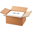 【送料無料】【個人宅届け不可】【法人(会社・企業)様限定】無地ダンボール箱 A4(SS)サイズ 軽量タイプ 高さ190mm 業務用パック 1パック(30枚)