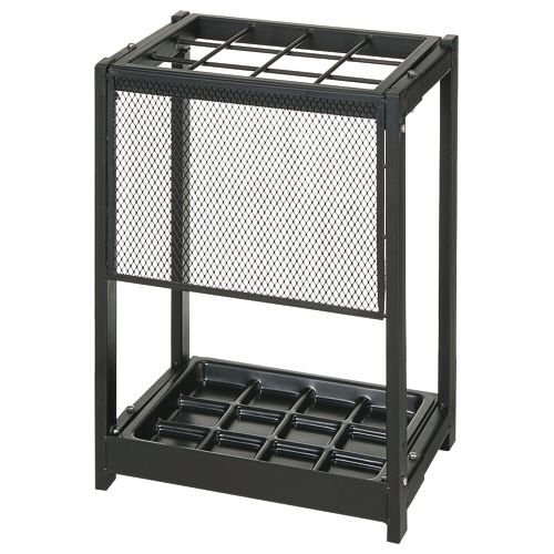 【送料無料】【個人宅届け不可】【法人（会社・企業）様限定】傘立て(折りたたみタイプ)　12本用　ブラック　1台【イージャパンモール】