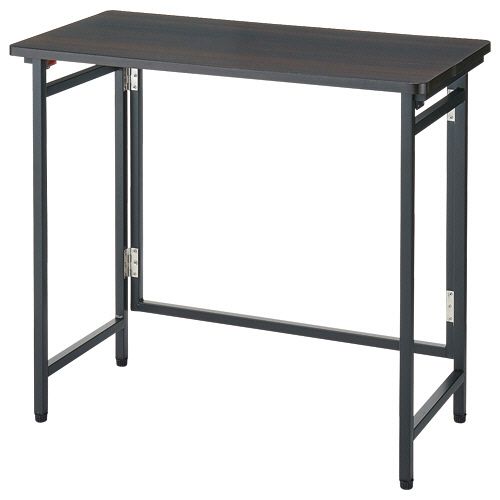 【送料無料】【個人宅届け不可】【法人（会社・企業）様限定】パタパタデスク　幅800×奥行400×高さ700mm　ダークブラウン　1台【イージャパンモール】