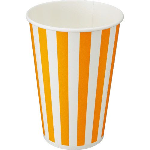 【送料無料】【個人宅届け不可】【法人（会社・企業）様限定】両面ラミネートカップ　ストライプ　480ml(16オンス)　1パック(50個)【イージャパンモール】