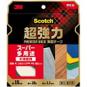 【送料無料】【個人宅届け不可】【法人(会社・企業)様限定】スコッチ 超強力両面テープ プレミアゴールド (スーパー多用途) 15mm×10m 1セット(10巻)