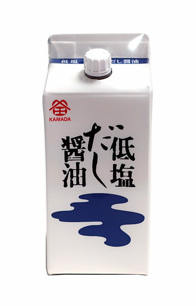 【送料無料】★まとめ買い★　鎌田　低塩だし醤油　200ml　×50個【イージャパンモール】