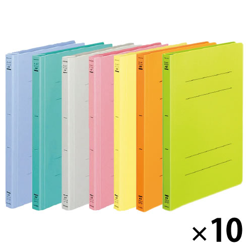 フラットファイルPP／B5S10冊グレー【返品・交換・キャンセル不可】【イージャパンモール】