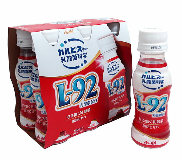 【送料無料】★まとめ買い★　カルピス　守る乳酸菌L－92　PET100ml×6本パック　×5個【イージャパンモール】