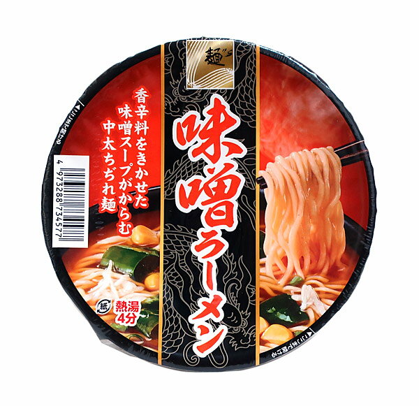 【送料無料】★まとめ買い★　スナオシ　カップみそラーメン　83g　×12個【イージャパンモール】