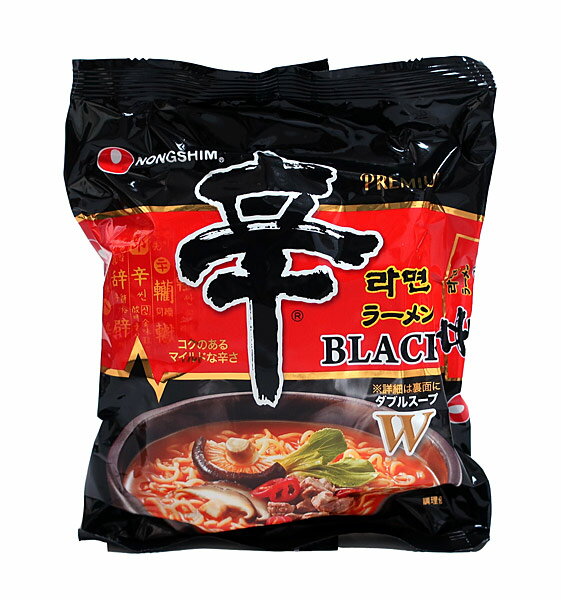 ★まとめ買い★ 農心 辛ラーメンブラック 130g ×40個【イージャパンモール】