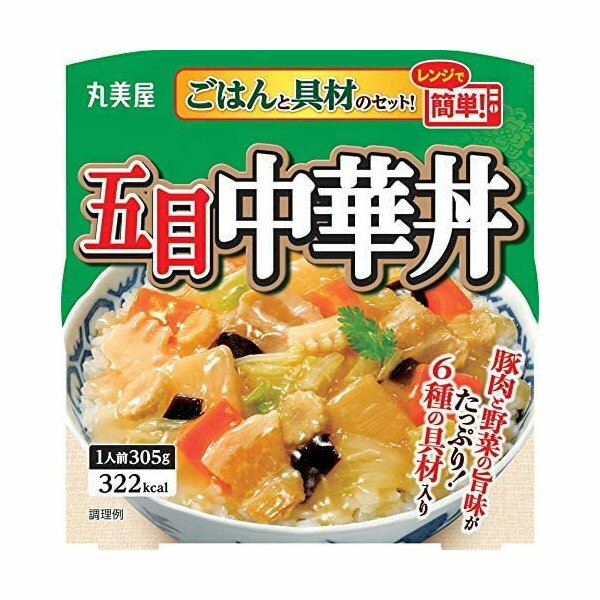 【送料無料】★まとめ買い★ 丸美屋 五目中華丼ごはん付 305G ×24個【イージャパンモール】