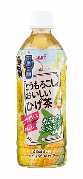 ★まとめ買い★　サーフビバレッジ　とうもろこしのおいしいひげ茶　500ML　×24個