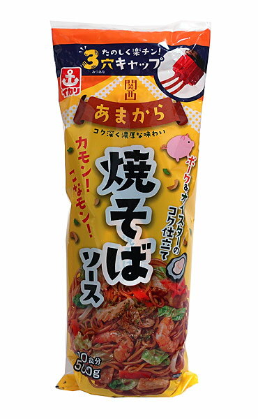 【送料無料】★まとめ買い★　イカリ　関西あまから焼そばソース　500g　×20個【イージャパンモール】