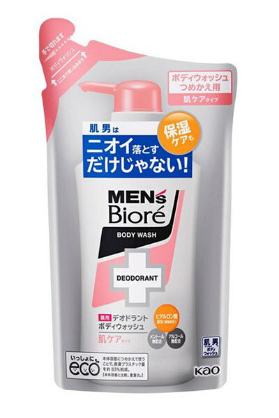 【送料無料】★まとめ買い★ メンズビオレデオドラントボディウォッシュ肌ケアタイプ つめかえ 380ml ×18個【イージャパンモール】