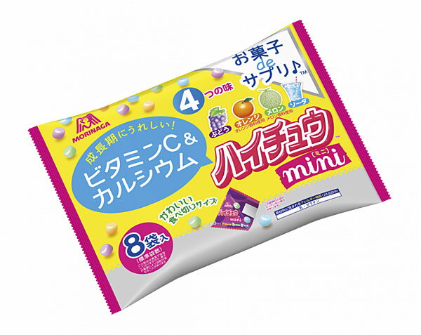 【送料無料】★まとめ買い★　森永　ハイチュウミニプチパック　80g　×16個【イージャパンモール】