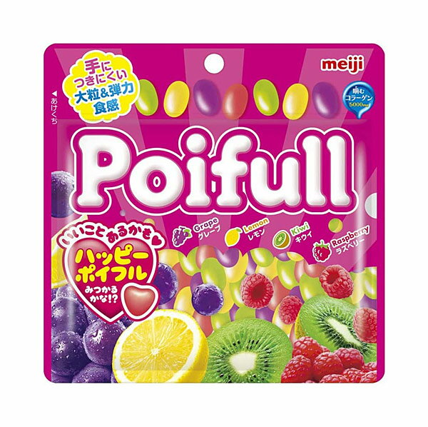 【送料無料】★まとめ買い★　明治　大粒ポイフルパウチ　80g　×10個【イージャパンモール】