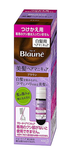 【送料無料】★まとめ買い★　ブローネ　美髪ヘアマニキュア　ブラウン　付替用　72g　×24個【イージャパンモール】