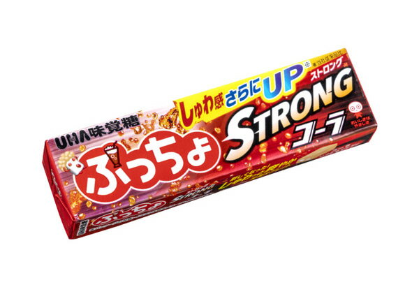 【送料無料】★まとめ買い★　UHA味覚糖　ぷっちょスティックストロングコーラ　10粒　×10個【イー ...