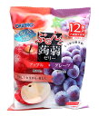 【送料無料】★まとめ買い★ オリヒロ ぷるんと蒟蒻ゼリーパウチ アップル+グレープ 20g×12個 ×12個【イージャパンモール】