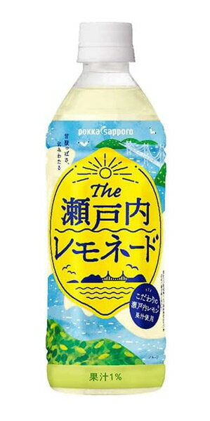 ★まとめ買い★　ポッカ　The瀬戸内レモネード　500ml　×24個【イージャパンモール】のサムネイル