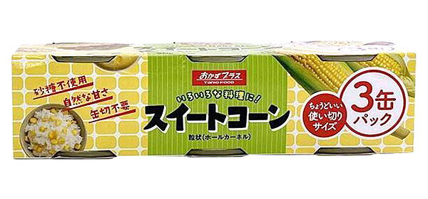 【送料無料】★まとめ買い★ おかずプラス スィートコーン3缶パック EO 90g×3 ×12個【イージャパンモール】