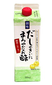 【送料無料】★まとめ買い★ 創味だしのきいたまろやかなお酢 500ML ×6個【イージャパンモール】