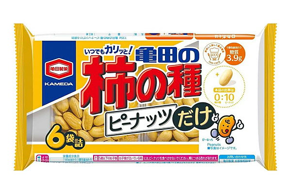 ★まとめ買い★　亀田製菓　亀田の柿の種ピーナッツだけ　135g　×12個【イージャパンモール】のサムネイル