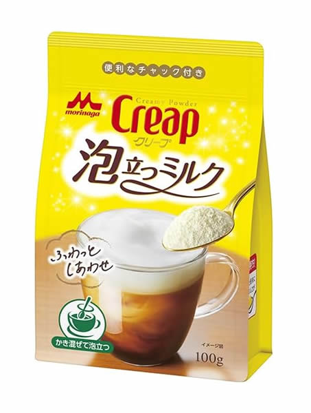 ★まとめ買い★　森永乳業　クリープ泡立つミルク袋　100g　×24個【イージャパンモール】