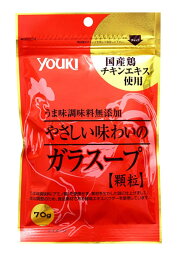 ★まとめ買い★　ユウキ食品　やさしい味わいのガラス－プ(袋)　70g　×30個【イージャパンモール】