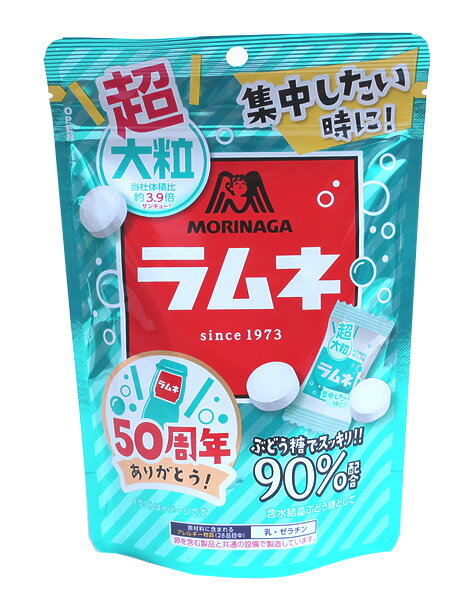 【送料無料】★まとめ買い★　森永製菓　超大粒ラムネ　60g　×6個【イージャパンモール】の商品画像